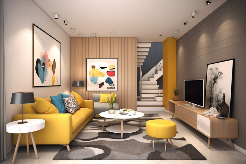 时尚北欧效果图茶几房间家装图室内设计室内摄影,高清,摄影图,摄影图片,图片大全,摄影图免费下载